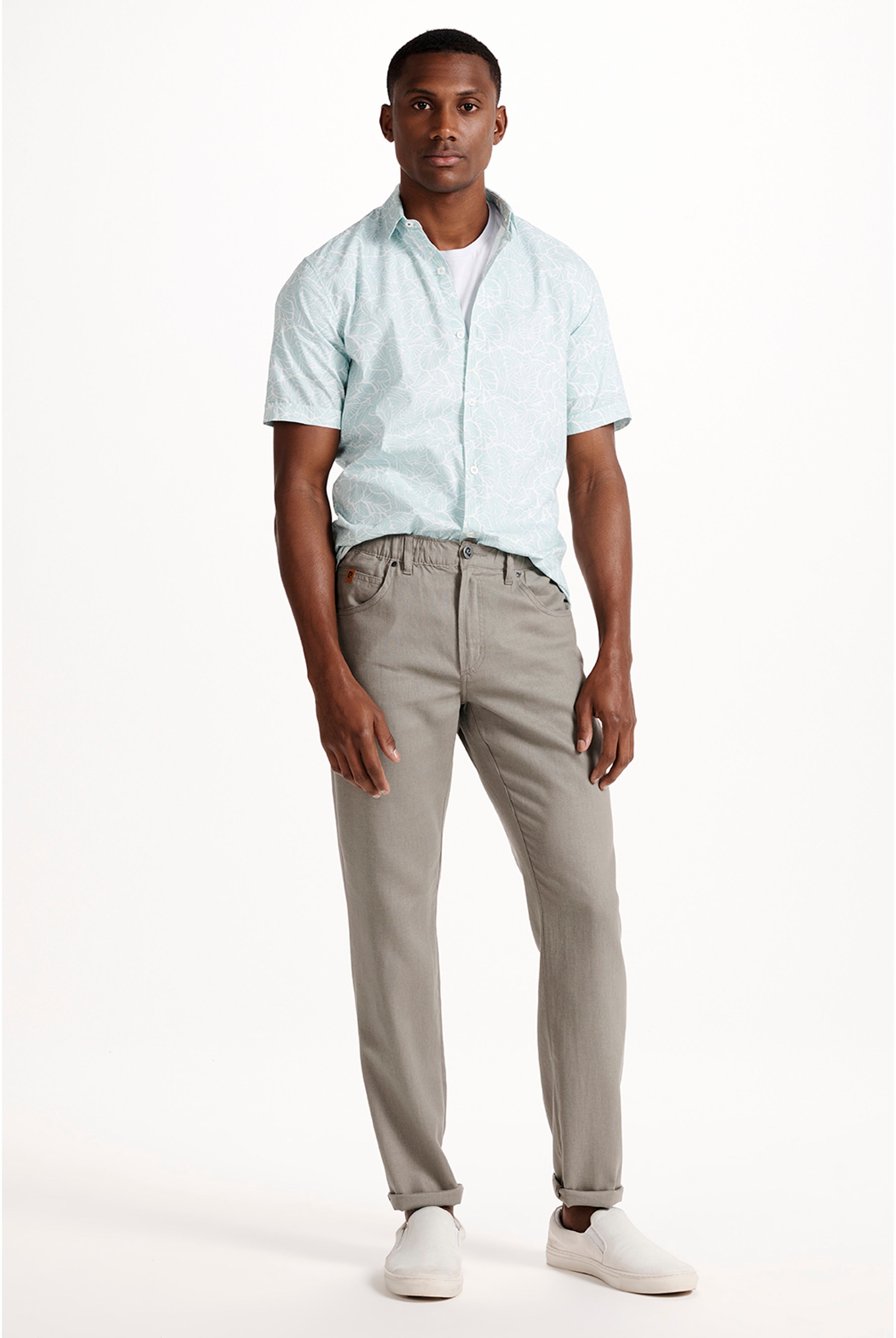 Linho CalÃ§a Social Pierre Cardin Calça Five Pockets Linho Comfort Fit  Pierrecardin