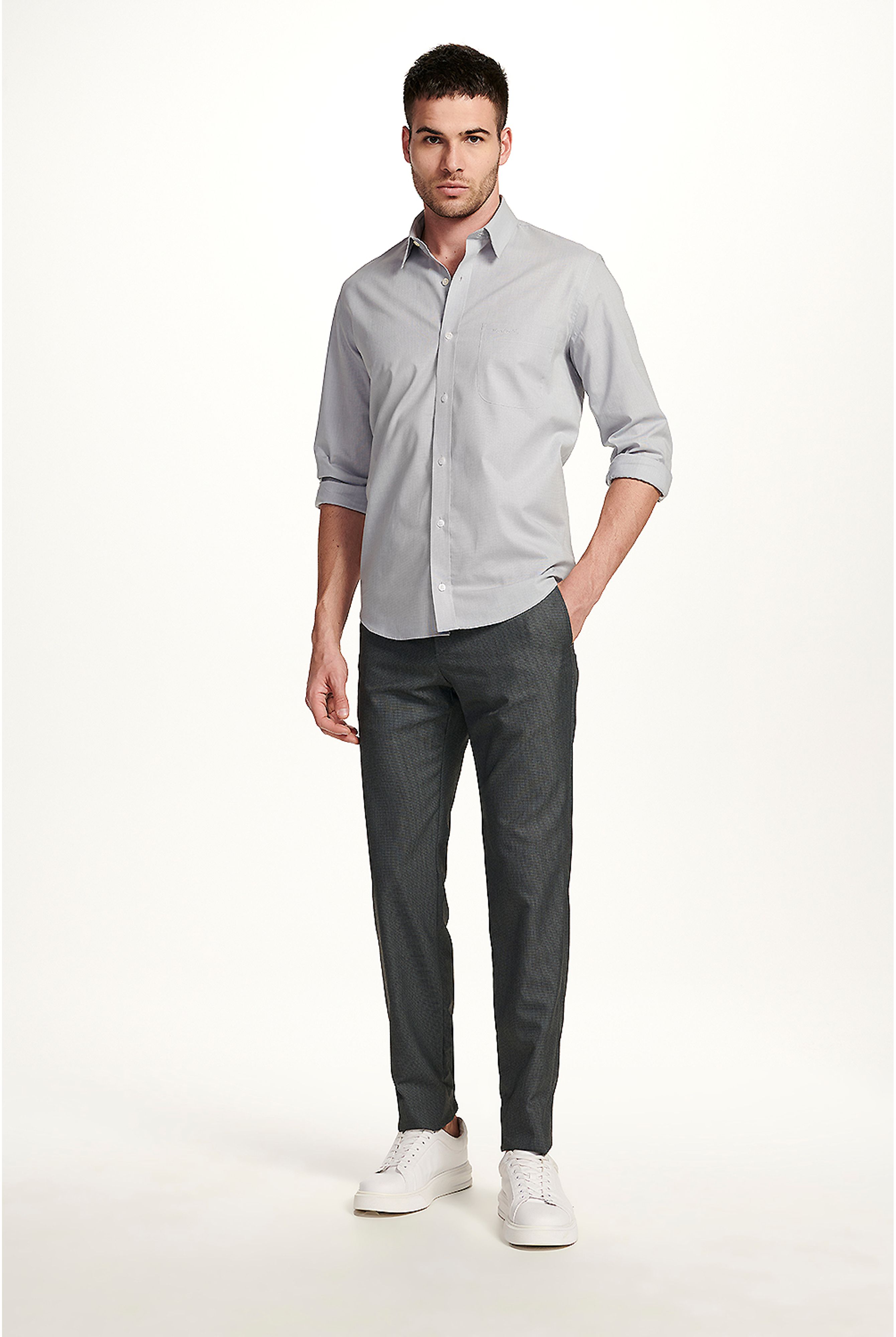 Calça Sarja CalÃ§a Social Pierre Cardin Caqui CalÃ§a Sarja Pierre Cardin  Calcas