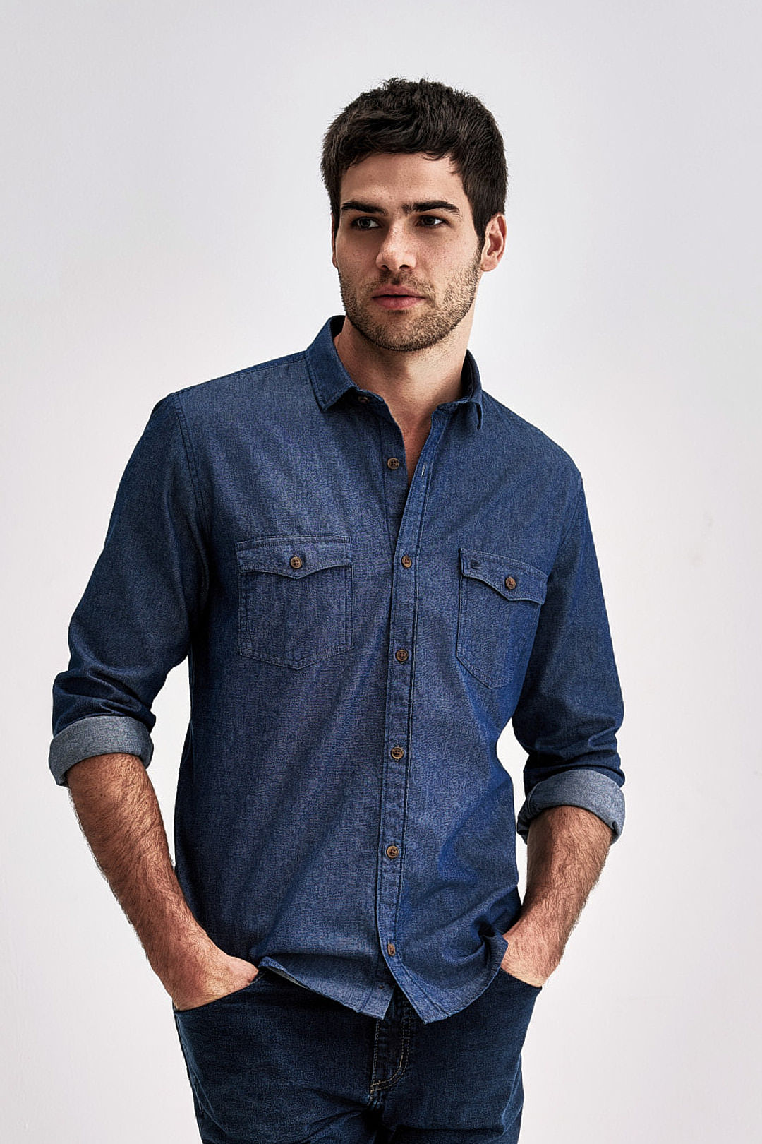 Camisa Casual Índigo