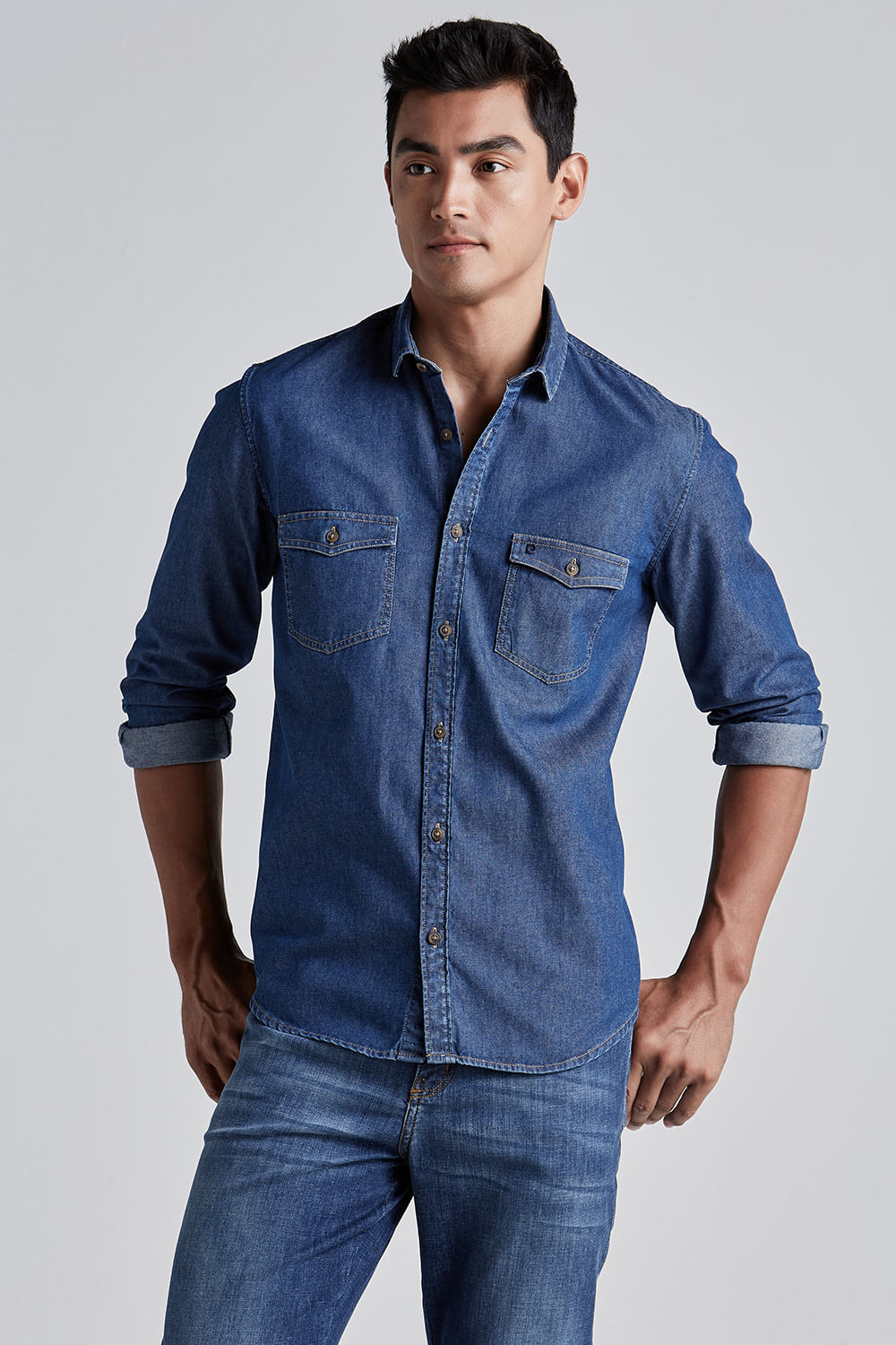 Camisa Casual Índigo